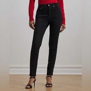 Ralph Lauren black skinny Jeans size 6 EUC